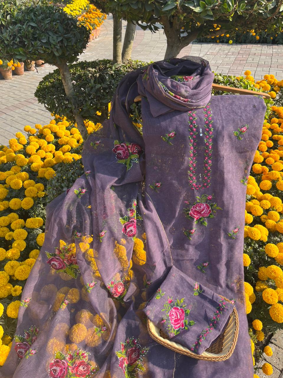 2-piece formal unstitched